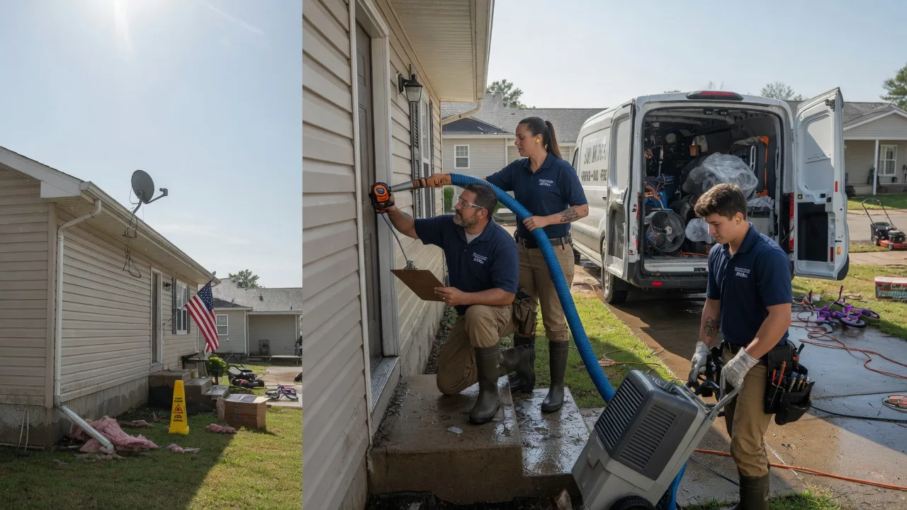Ceiling Water Damage Restoration in Fort Laramie, WY near me